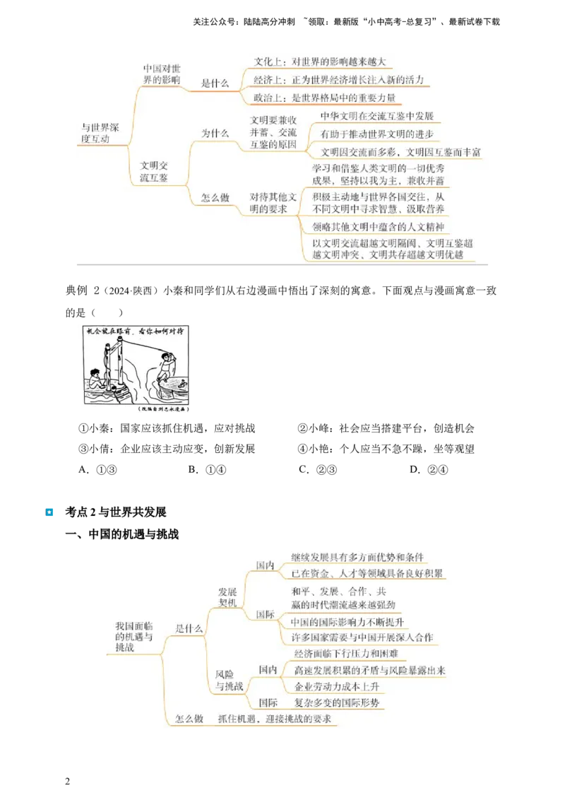专题二十二世界舞台上的中国--2025年中考道法一轮复习学案（含解析）_02中考总复习（2026版更新中）_07-道法-中考总复习_2025中考复习资料_2025年道德与法治中考一轮复习学案