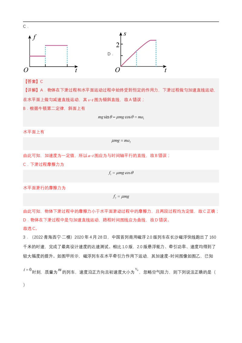 专题10力学与电磁学中的图像问题练（解析版）_4.2025物理总复习_赠品通用版（老高考）复习资料_二轮复习_高频考点解密2023年高考物理二轮复习讲义+分层训练（全国通用）