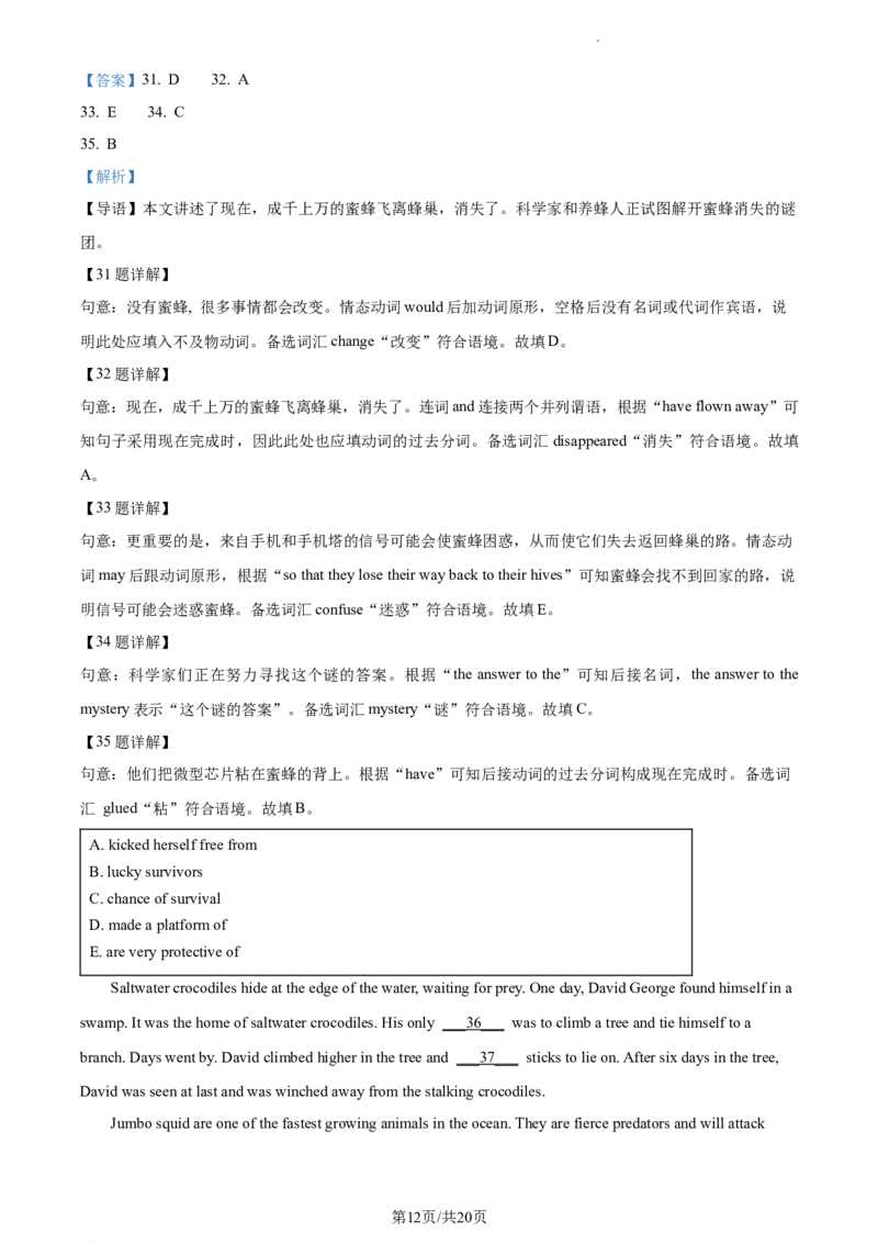 精品解析：北京市景山学校、朝阳学校2022-2023学年八年级上学期期中英语试题（解析版）(1)_北京初中期末题_C605-京七八九_B京英语七八九_北京8上英语_2022-2023