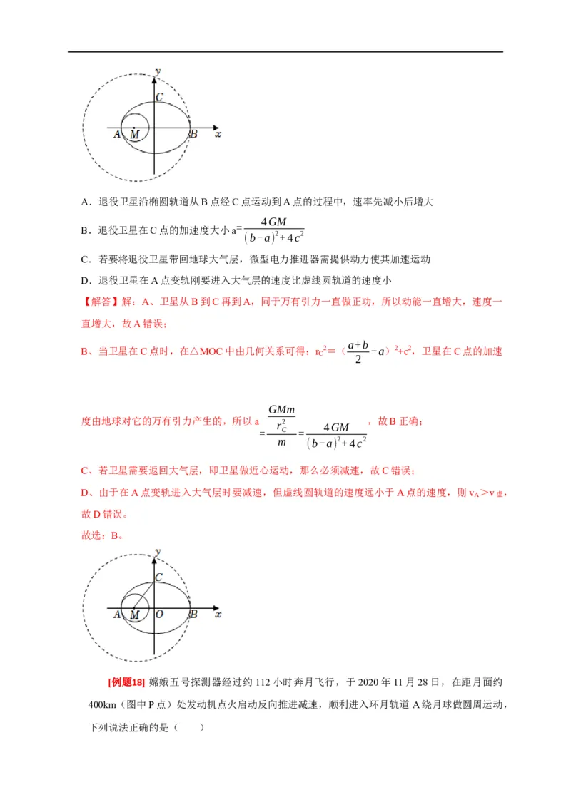 专题08天体运动（解析版）_4.2025物理总复习_赠品通用版（老高考）复习资料_专项复习_2023年高考冲刺物理热点知识讲练与题型归纳（全国通用）
