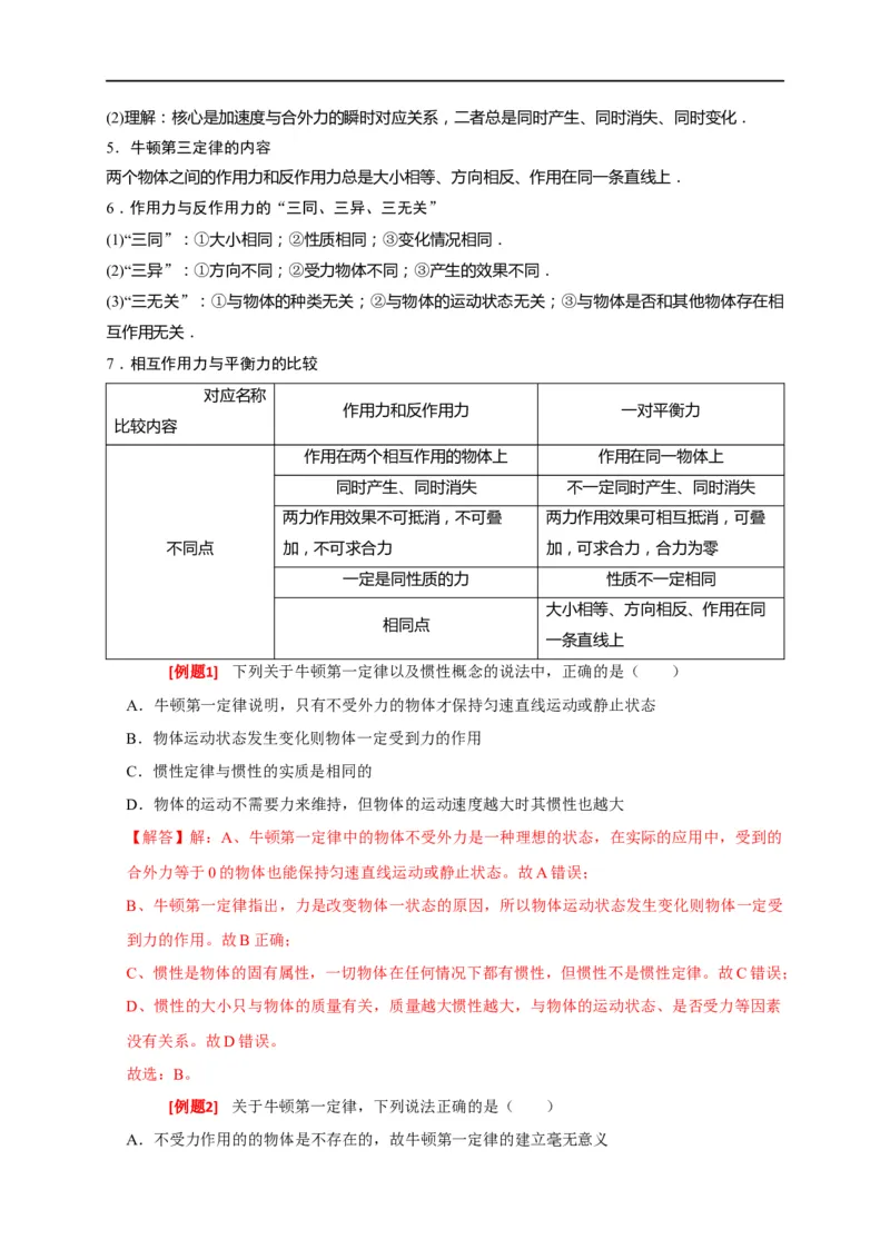 专题04牛顿运动定律的应用（解析版）_4.2025物理总复习_赠品通用版（老高考）复习资料_专项复习_2023年高考冲刺物理热点知识讲练与题型归纳（全国通用）