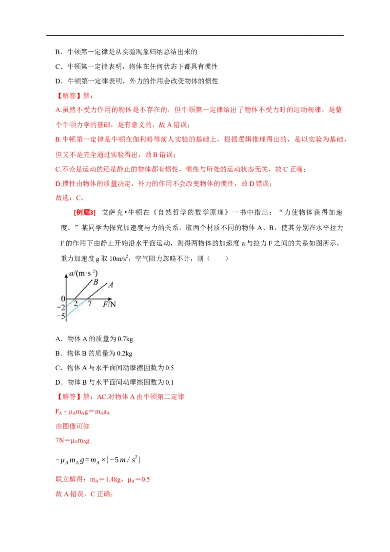 专题04牛顿运动定律的应用（解析版）_4.2025物理总复习_赠品通用版（老高考）复习资料_专项复习_2023年高考冲刺物理热点知识讲练与题型归纳（全国通用）