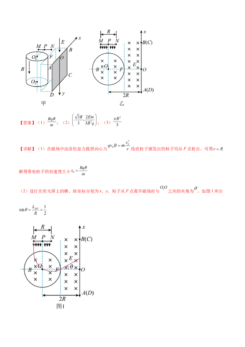 专题08磁场带电粒子在磁场中的运动（精练）（解析版）_4.2025物理总复习_赠品通用版（老高考）复习资料_二轮复习_2023年高考物理二轮复习讲练测（全国通用）288435117