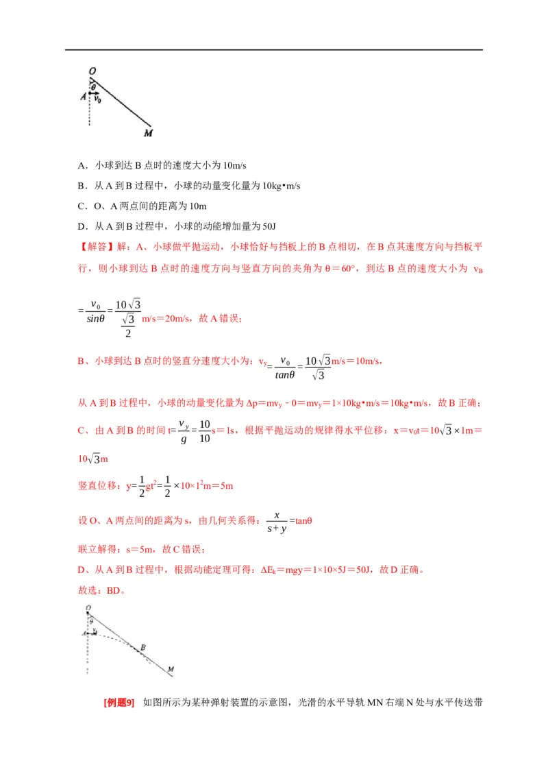 专题06抛体运动（解析版）_4.2025物理总复习_赠品通用版（老高考）复习资料_专项复习_2023年高考冲刺物理热点知识讲练与题型归纳（全国通用）