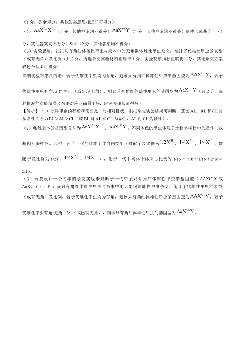 河南省部分重点中学2024-2025学年高三上学期11月质量检测生物试题（含解析）_A1502026各地模拟卷（超值！）_11月_241126河南省部分示范性高中2024-2025学年高三上学期11月期中质量检测