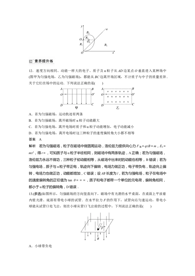 2023年高考物理一轮复习(全国版)第10章第2讲　磁场对运动电荷(带电体)的作用_4.2025物理总复习_赠品通用版（老高考）复习资料_一轮复习_2023年高考物理一轮复习讲义+课件（全国版）