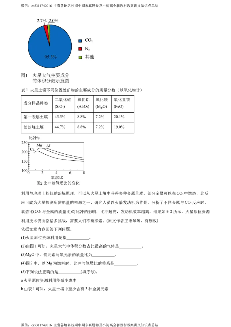 精品解析：北京市海淀区第五十七中学2022-2023学年九年级上学期12月月考化学试题（解析版）(1)_北京初中期末题_C605-京七八九_B京化学七八九_北京9上化学_2022-2024_北京化学9上月考