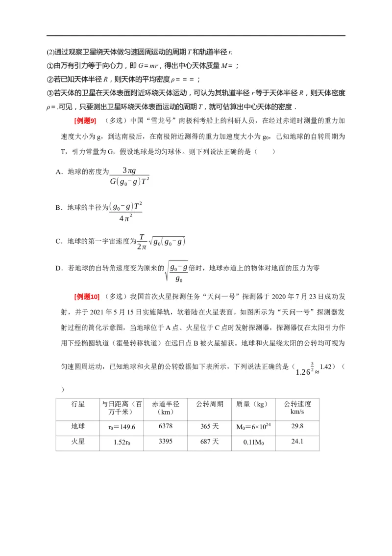 专题08天体运动（原卷版）_4.2025物理总复习_赠品通用版（老高考）复习资料_专项复习_2023年高考冲刺物理热点知识讲练与题型归纳（全国通用）