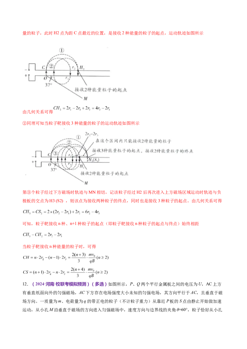 专题11带电粒子在复合场中的运动（练习）（解析版）_4.2025物理总复习_2024年新高考资料_2.2024二轮复习_2024年高考物理二轮复习讲练测（新教材新高考）