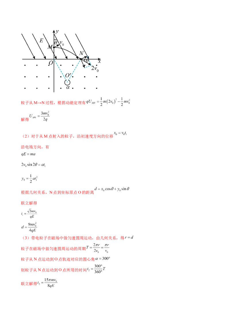 专题11带电粒子在复合场中的运动（练习）（解析版）_4.2025物理总复习_2024年新高考资料_2.2024二轮复习_2024年高考物理二轮复习讲练测（新教材新高考）