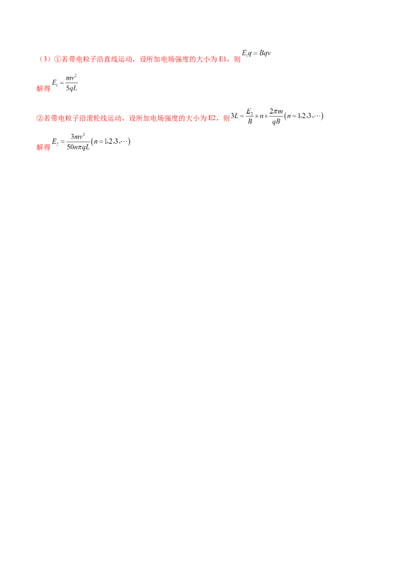 专题11带电粒子在复合场中的运动（练习）（解析版）_4.2025物理总复习_2024年新高考资料_2.2024二轮复习_2024年高考物理二轮复习讲练测（新教材新高考）