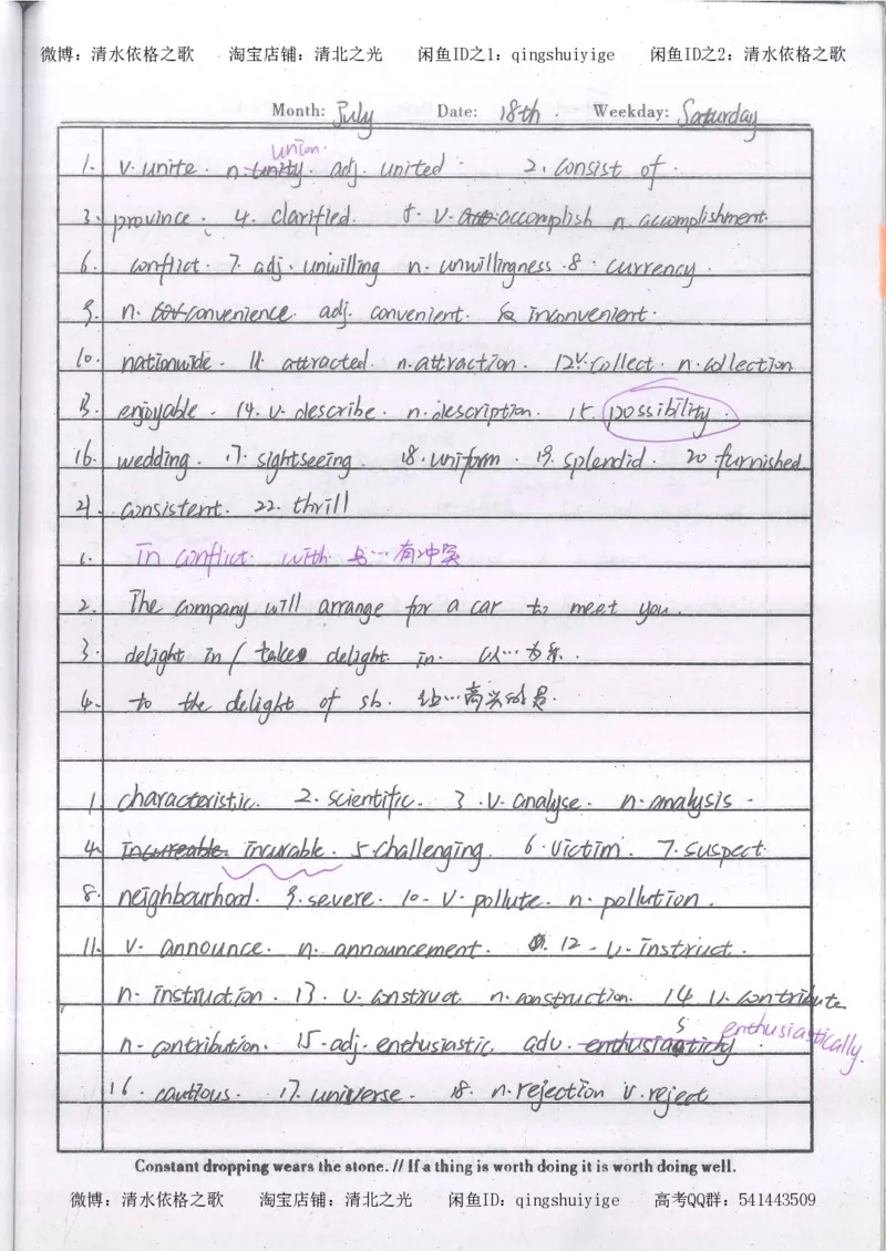 2.衡水中学高考积累与改错_英语（第2本）_125页_高中衡水学霸笔记_高中全部赠品_错题集高中九科_英语积累与改错