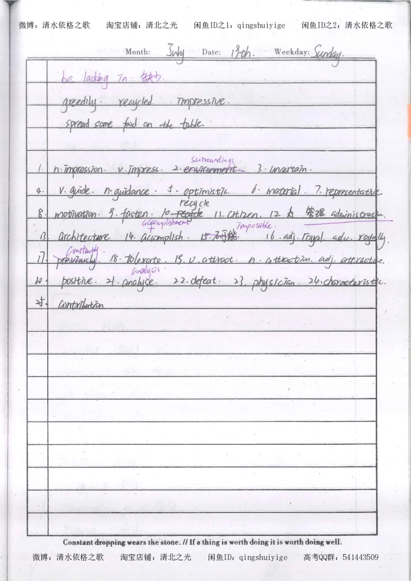 2.衡水中学高考积累与改错_英语（第2本）_125页_高中衡水学霸笔记_高中全部赠品_错题集高中九科_英语积累与改错