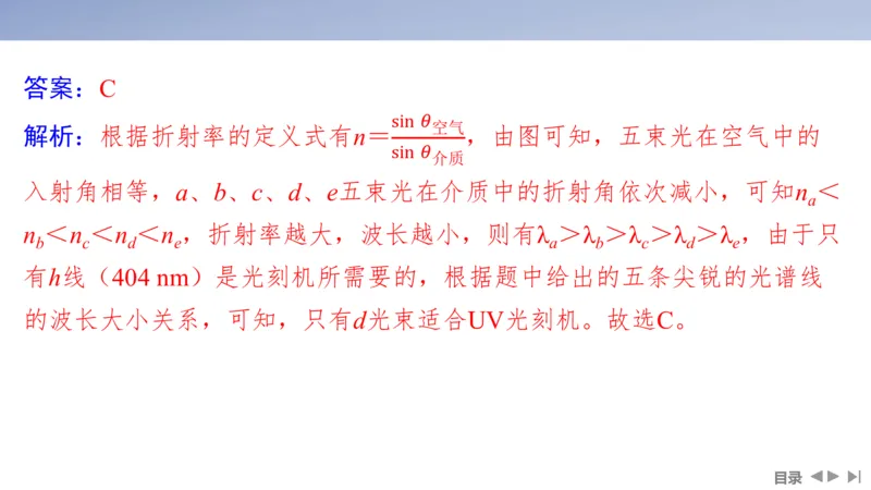 2025版高考物理二轮复习配套课件第一部分专题五振动与波光第13讲光学_4.2025物理总复习_2025年新高考资料_二轮复习_2025高考物理二轮复习配套课件