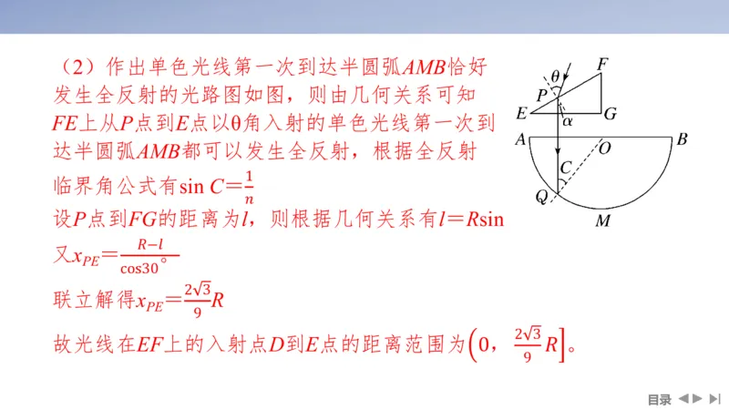 2025版高考物理二轮复习配套课件第一部分专题五振动与波光第13讲光学_4.2025物理总复习_2025年新高考资料_二轮复习_2025高考物理二轮复习配套课件