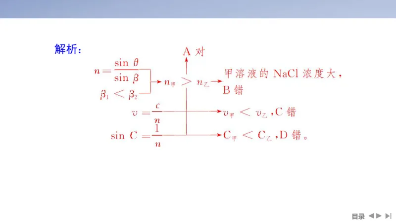 2025版高考物理二轮复习配套课件第一部分专题五振动与波光第13讲光学_4.2025物理总复习_2025年新高考资料_二轮复习_2025高考物理二轮复习配套课件