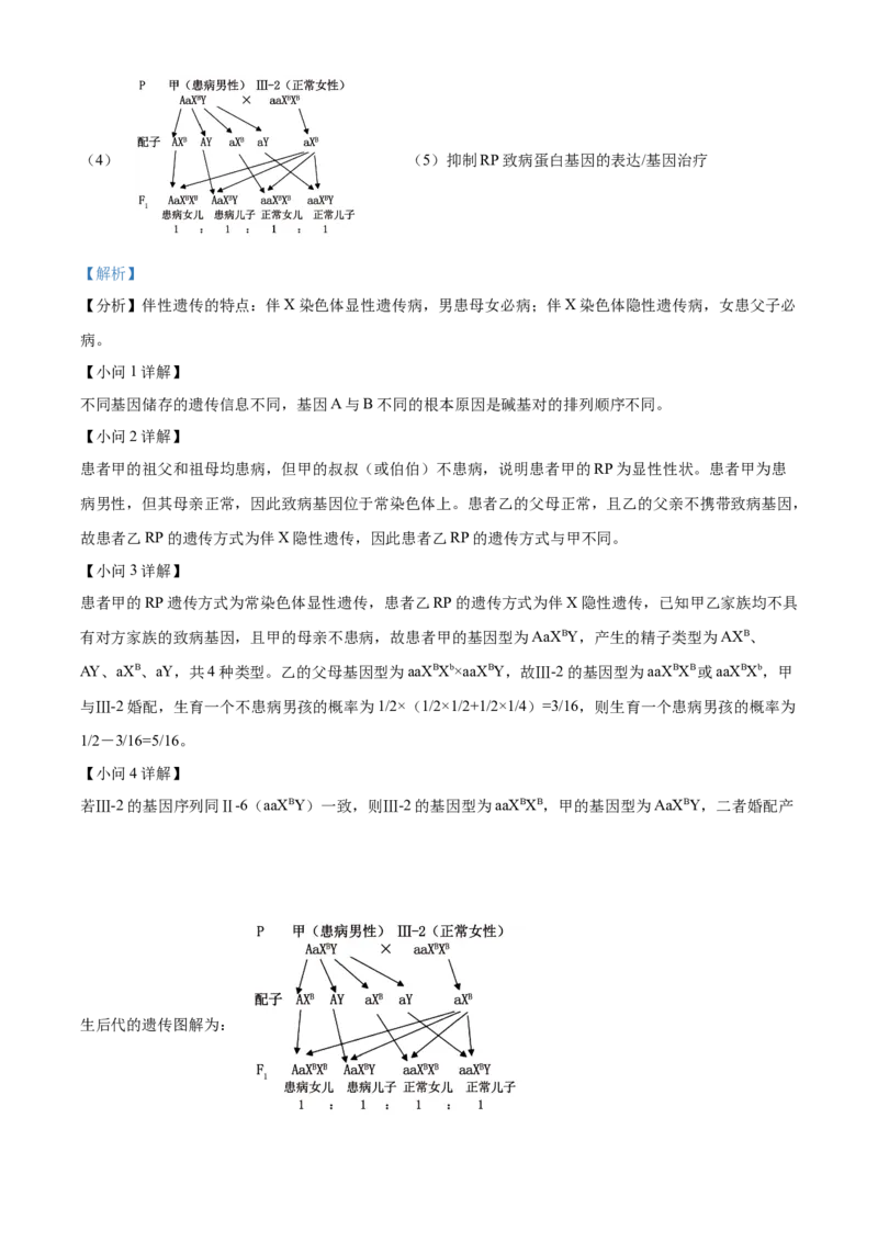 浙江省衢州市2023-2024学年高二下学期6月期末生物试题Word版含解析_A1502026各地模拟卷（超值！）_6月_240627浙江省衢州市2023-2024学年高二下学期6月期末