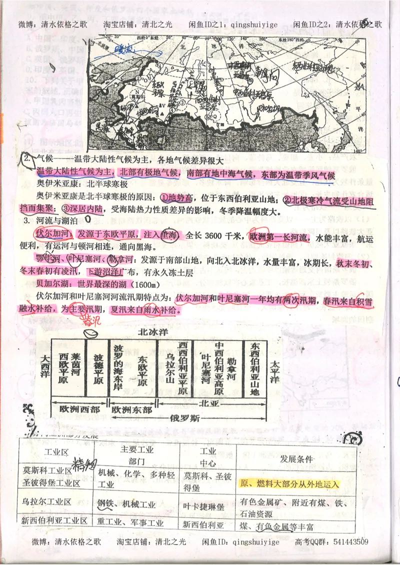 2.衡水中学高考积累与改错_地理（第2本）_200页_高中衡水学霸笔记_高中全部赠品_错题集高中九科_地理积累与改错