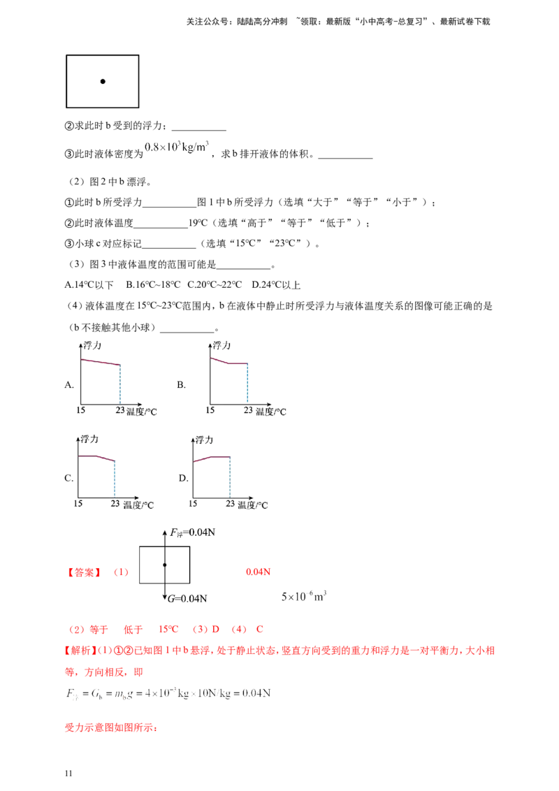 专题71多知识体系综合冷门创新实验（解析版）_02中考总复习（2026版更新中）_04-物理-中考总复习_2024年中考复习资料_二轮复习