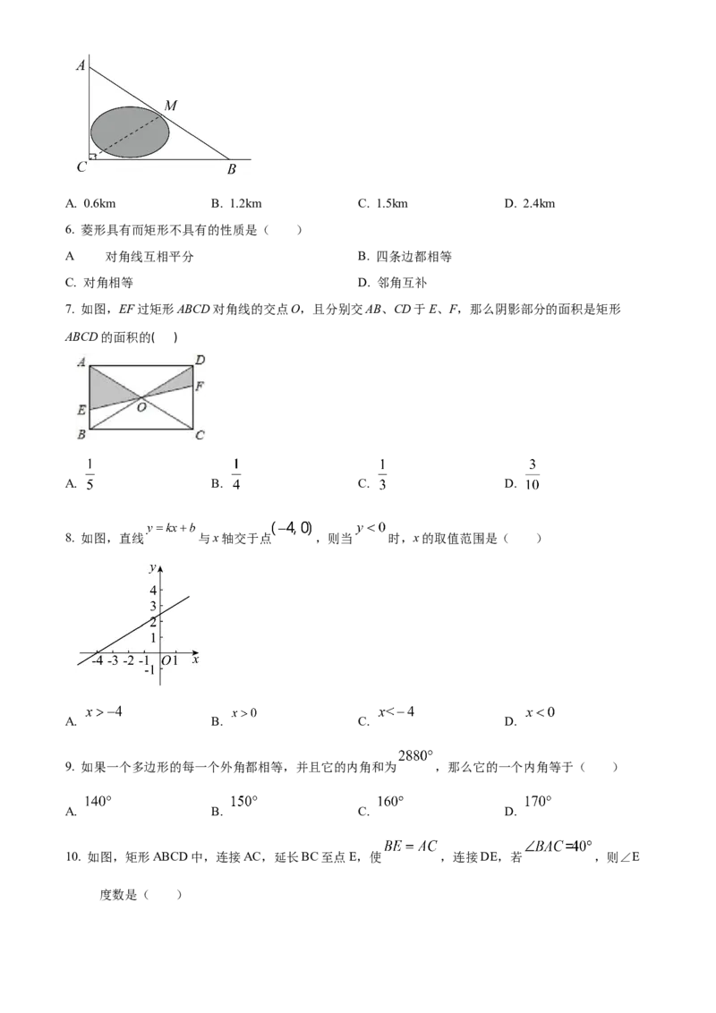 精品解析：北京市通州区潞河中学2022--2023学年八年级下学期数学月考试卷（原卷版）(1)_北京初中期末题_C605-京七八九_B京市数学七八九_北京数学八下_2022-2023