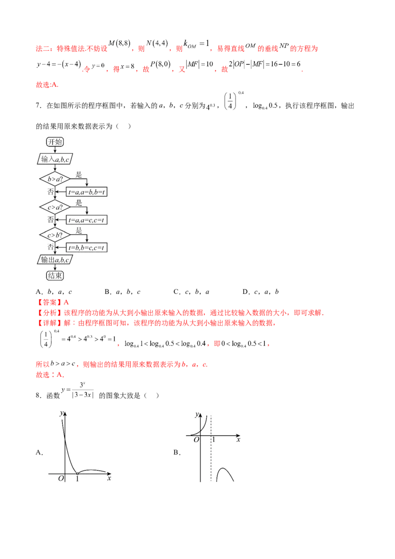 2023年高考押题预测卷01（乙卷文科）（全解全析）_2.2025数学总复习_2023年新高考资料_42023年高考数学押题预测卷
