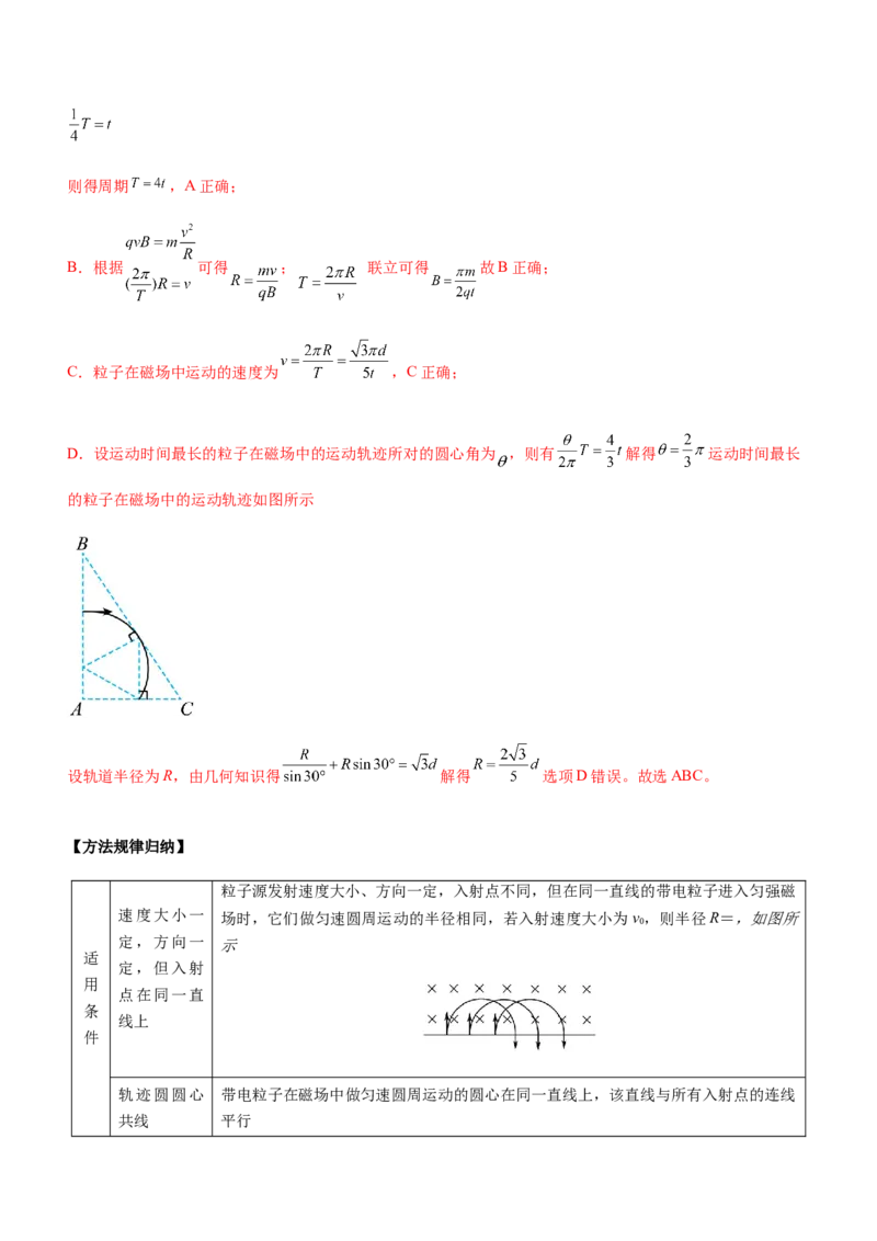 专题08磁场带电粒子在磁场中的运动（精讲）_4.2025物理总复习_赠品通用版（老高考）复习资料_二轮复习_2023年高考物理二轮复习讲练测（全国通用）288435117
