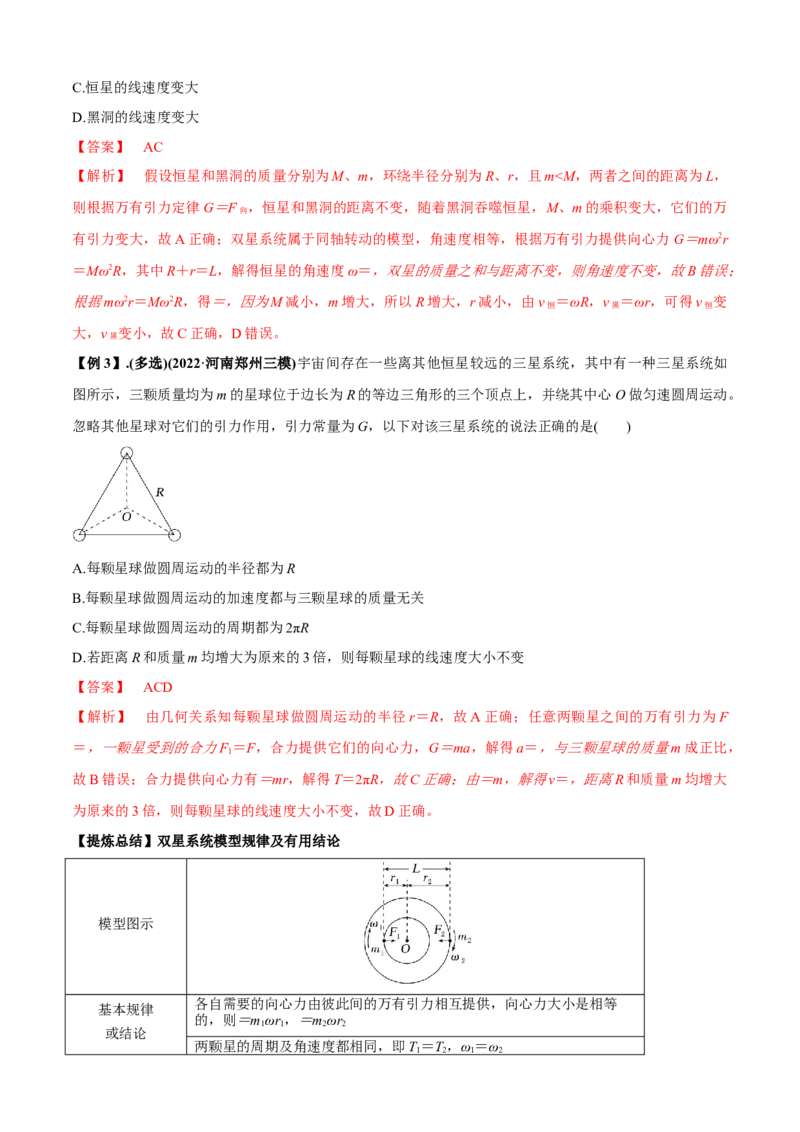 专题1.5天体物理（解析版）_4.2025物理总复习_2023年新高复习资料_二轮复习_2023届高考物理二、三轮复习总攻略290387341_专题1.5天体物理-2023届高考物理二、三轮复习总攻略