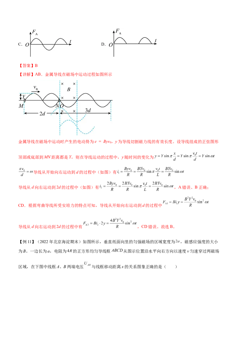 专题10电磁感应规律及综合应用（精讲）_4.2025物理总复习_赠品通用版（老高考）复习资料_二轮复习_2023年高考物理二轮复习讲练测（全国通用）288435117