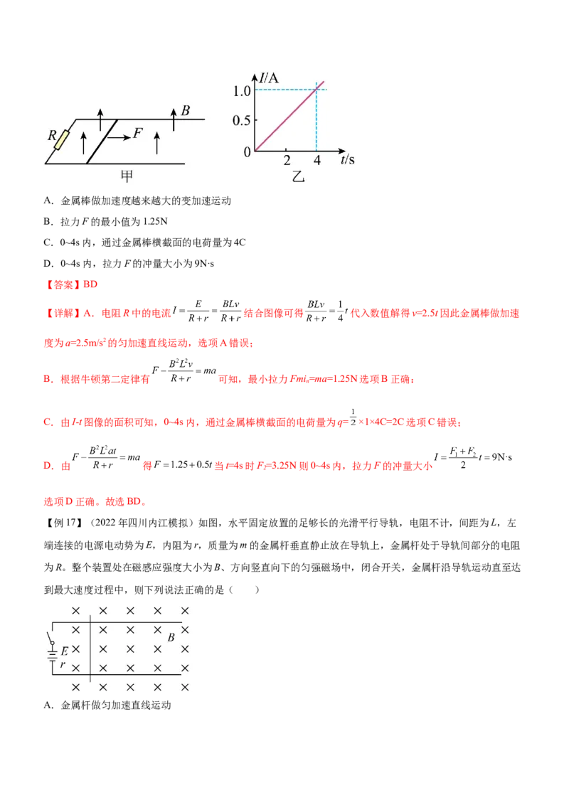 专题10电磁感应规律及综合应用（精讲）_4.2025物理总复习_赠品通用版（老高考）复习资料_二轮复习_2023年高考物理二轮复习讲练测（全国通用）288435117