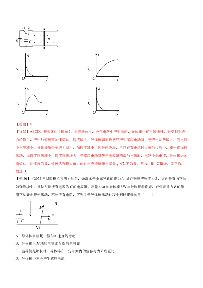 专题10电磁感应规律及综合应用（精讲）_4.2025物理总复习_赠品通用版（老高考）复习资料_二轮复习_2023年高考物理二轮复习讲练测（全国通用）288435117