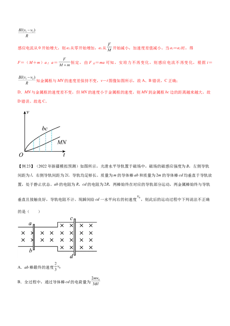 专题10电磁感应规律及综合应用（精讲）_4.2025物理总复习_赠品通用版（老高考）复习资料_二轮复习_2023年高考物理二轮复习讲练测（全国通用）288435117