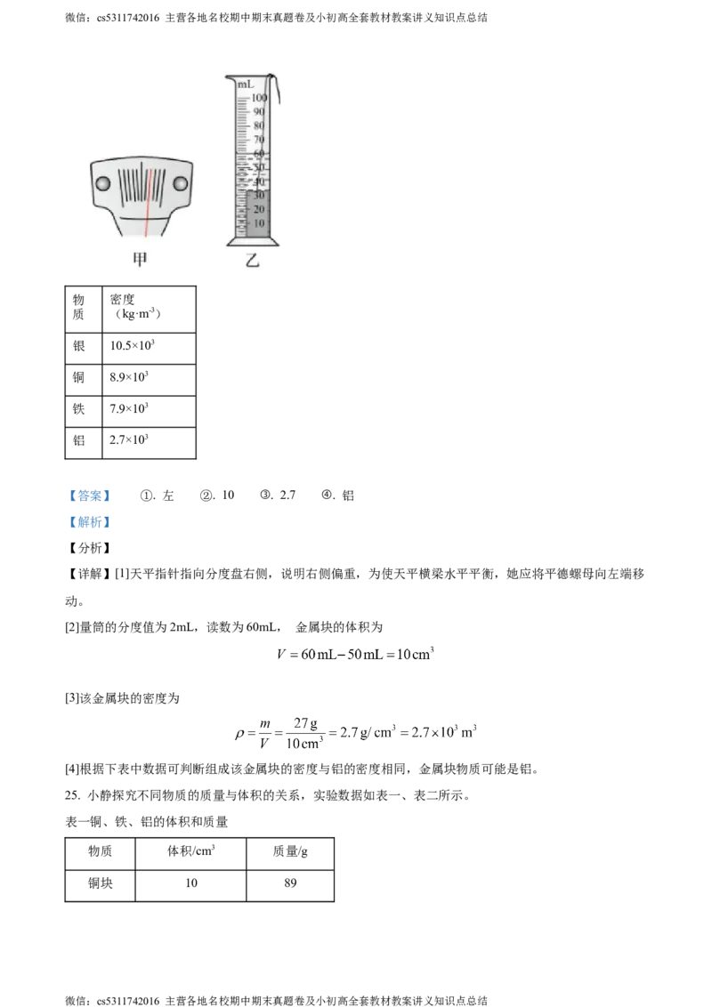 精品解析：北京房山区2023-2024学年八年级上学期物理期中考试题（解析版）(1)_北京初中期末题_C605-京七八九_B京物理八九_物理_八年级上学期物理_2023-2024_北京物理8上期中