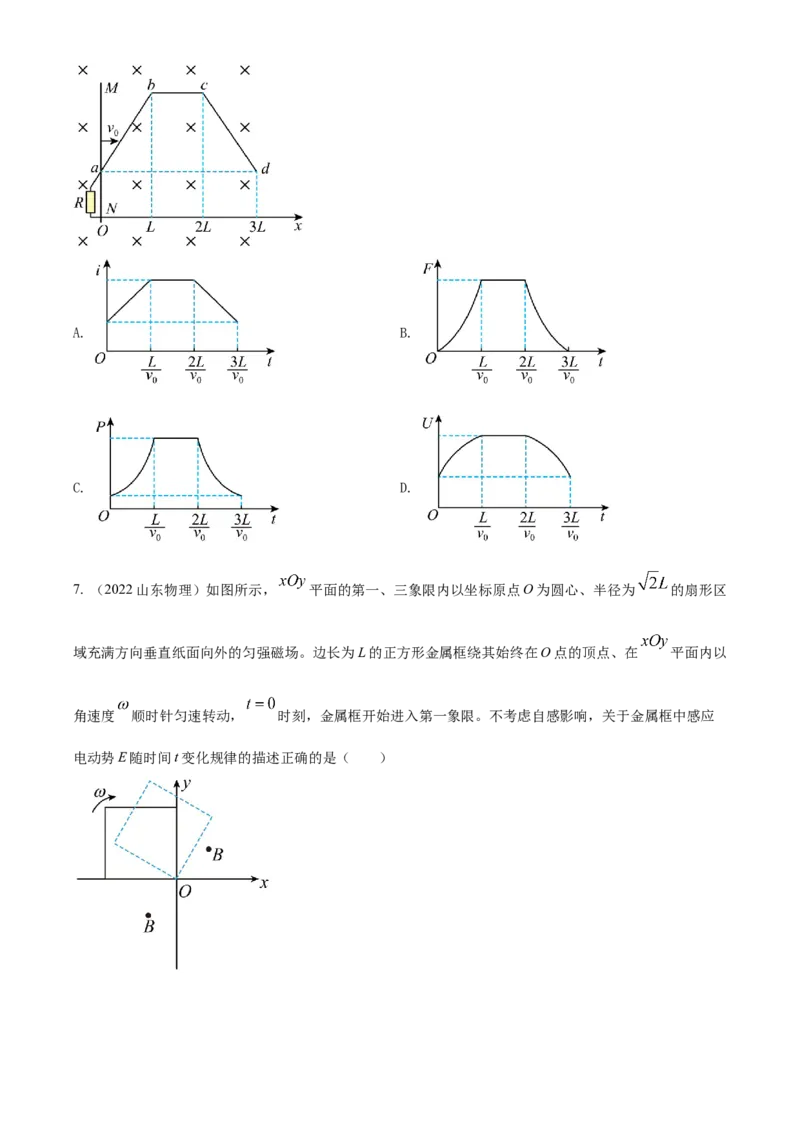 专题11.电磁感应（原卷版）--2023高考二轮复习_4.2025物理总复习_2023年新高复习资料_二轮复习_2023年高考物理二轮复习二十五专题精练287608825_专题11电磁感应