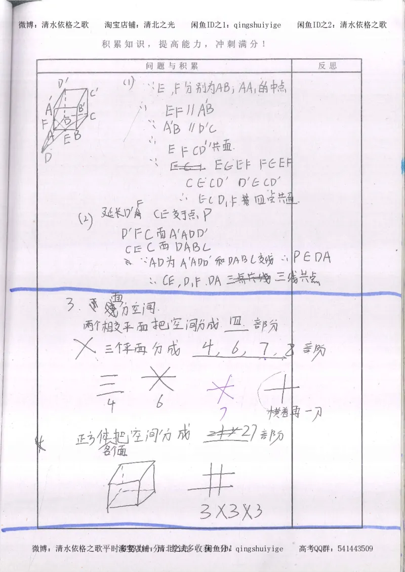 2.衡水中学高考积累与改错_高一数学（第2本）_87页_高中衡水学霸笔记_高中全部赠品_错题集高中九科_数学积累与改错