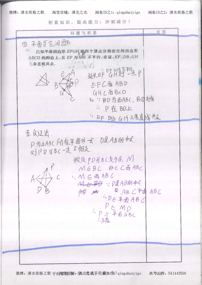 2.衡水中学高考积累与改错_高一数学（第2本）_87页_高中衡水学霸笔记_高中全部赠品_错题集高中九科_数学积累与改错