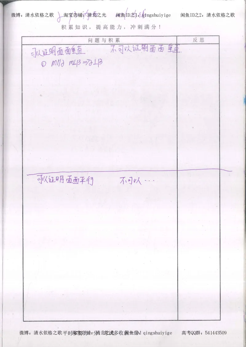 2.衡水中学高考积累与改错_高一数学（第2本）_87页_高中衡水学霸笔记_高中全部赠品_错题集高中九科_数学积累与改错