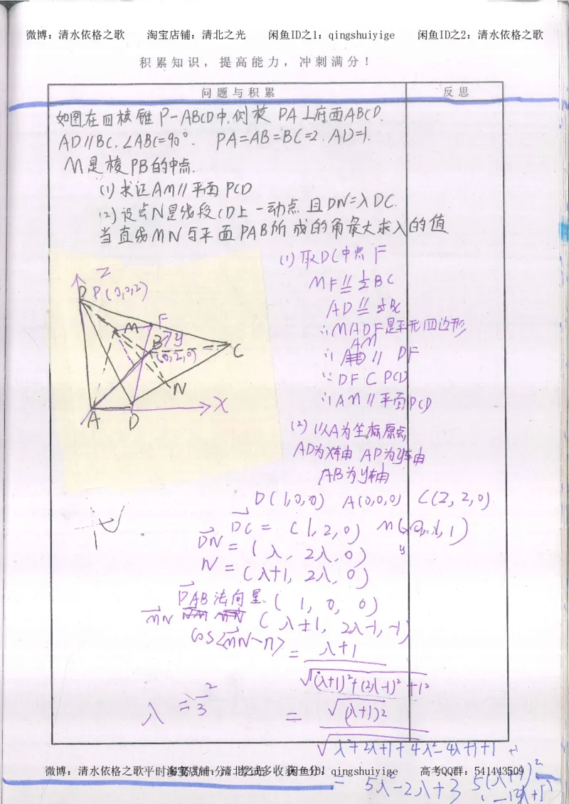 2.衡水中学高考积累与改错_高一数学（第2本）_87页_高中衡水学霸笔记_高中全部赠品_错题集高中九科_数学积累与改错