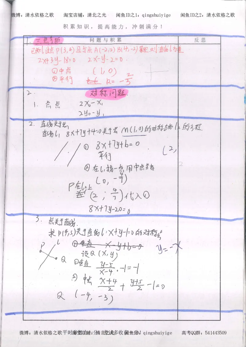 2.衡水中学高考积累与改错_高一数学（第2本）_87页_高中衡水学霸笔记_高中全部赠品_错题集高中九科_数学积累与改错
