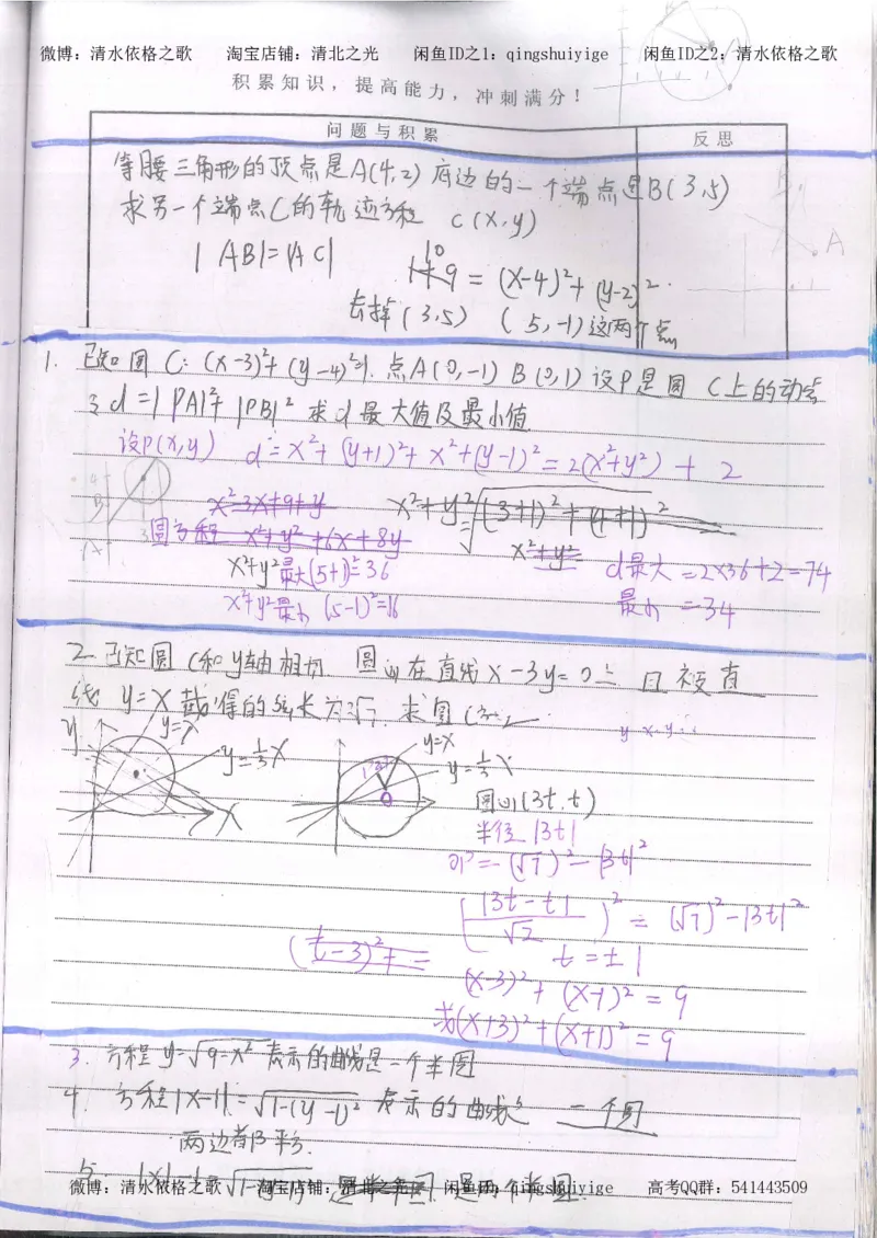 2.衡水中学高考积累与改错_高一数学（第2本）_87页_高中衡水学霸笔记_高中全部赠品_错题集高中九科_数学积累与改错