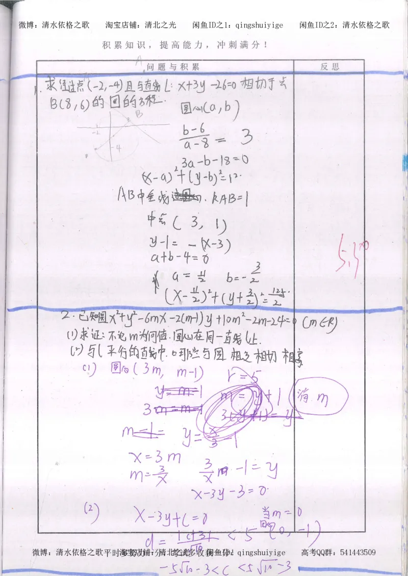 2.衡水中学高考积累与改错_高一数学（第2本）_87页_高中衡水学霸笔记_高中全部赠品_错题集高中九科_数学积累与改错