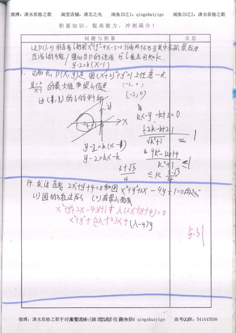 2.衡水中学高考积累与改错_高一数学（第2本）_87页_高中衡水学霸笔记_高中全部赠品_错题集高中九科_数学积累与改错