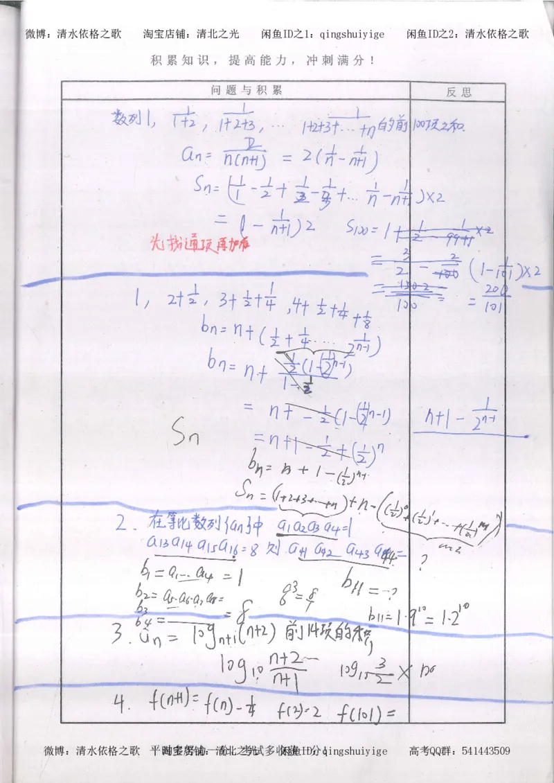2.衡水中学高考积累与改错_高一数学（第2本）_87页_高中衡水学霸笔记_高中全部赠品_错题集高中九科_数学积累与改错