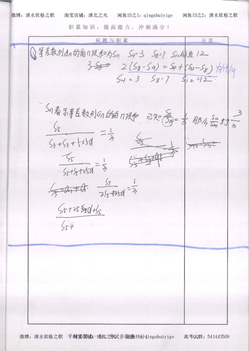 2.衡水中学高考积累与改错_高一数学（第2本）_87页_高中衡水学霸笔记_高中全部赠品_错题集高中九科_数学积累与改错