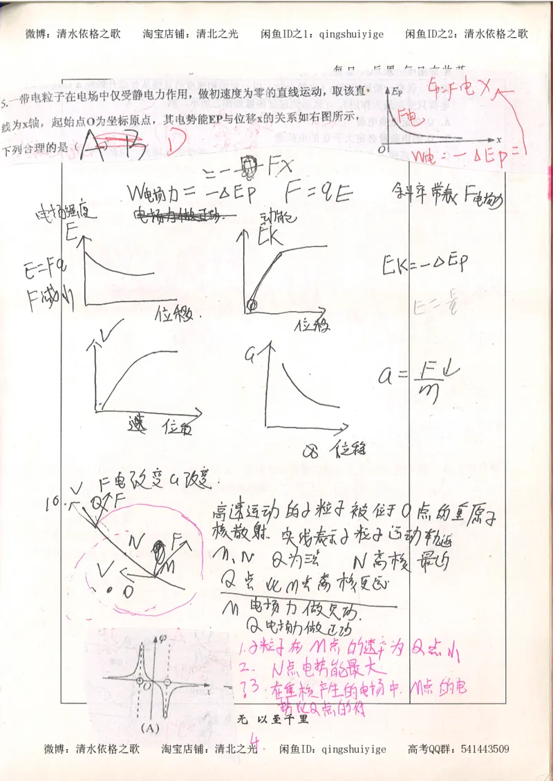 2.衡水中学高考积累与改错_高一物理（第2本）_76页_高中衡水学霸笔记_高中全部赠品_错题集高中九科_物理积累与改错
