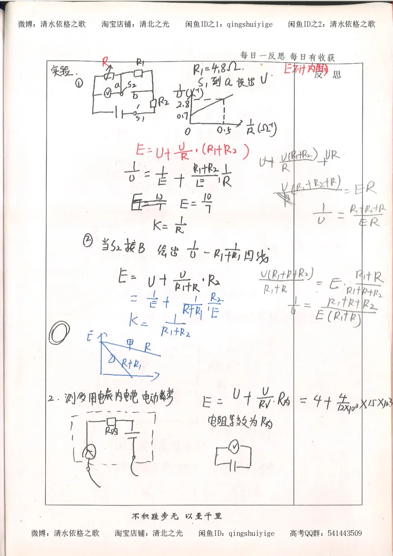 2.衡水中学高考积累与改错_高一物理（第2本）_76页_高中衡水学霸笔记_高中全部赠品_错题集高中九科_物理积累与改错