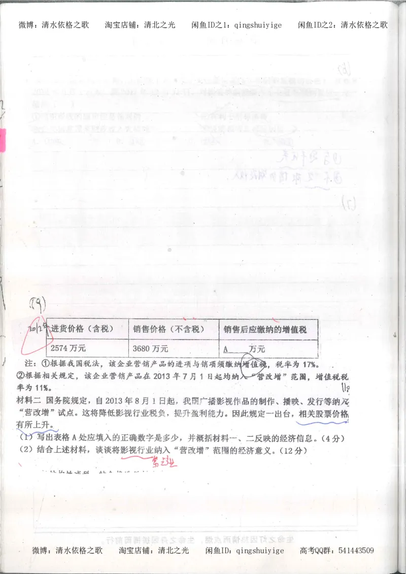 2.衡水中学高考积累与改错_高一政治（第2本）_87页_高中衡水学霸笔记_高中全部赠品_错题集高中九科_政治积累与改错