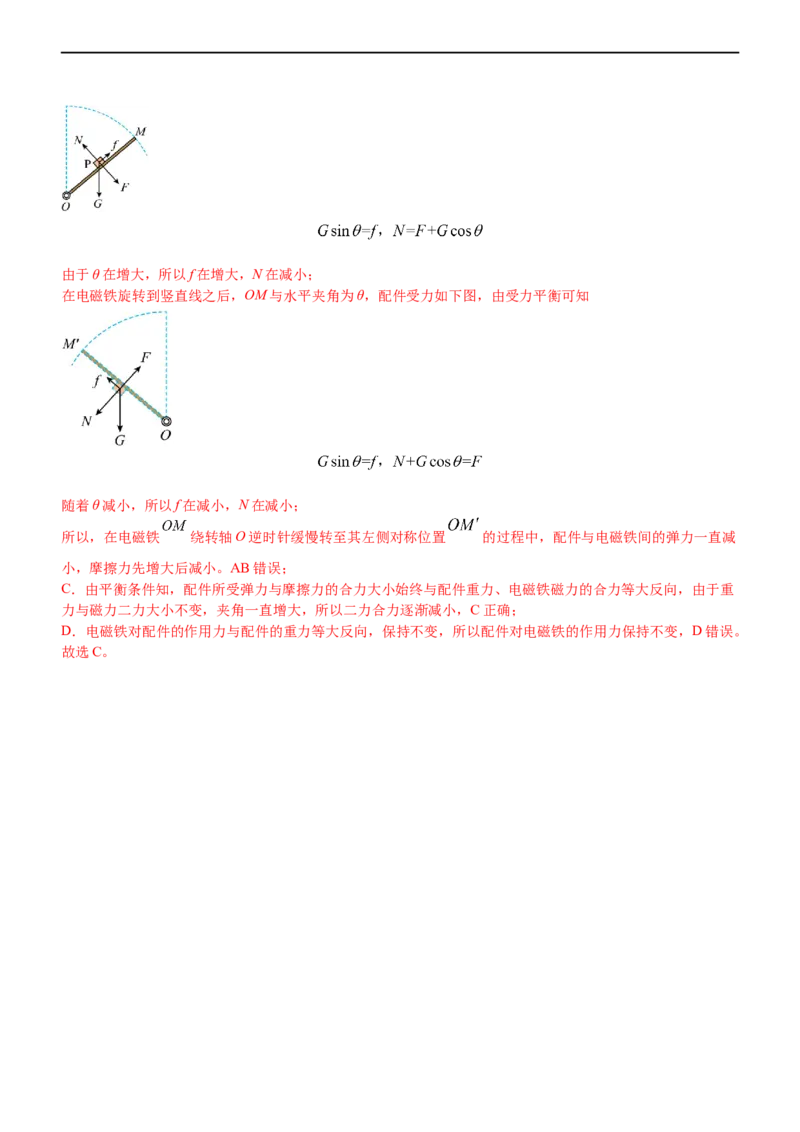 专题1.1力与物体的平衡（讲）-2023年高考物理二轮复习讲练测（新高考专用）（解析版）_4.2025物理总复习_2023年新高复习资料_二轮复习_2023年高考物理二轮复习讲练测（新高考专用）