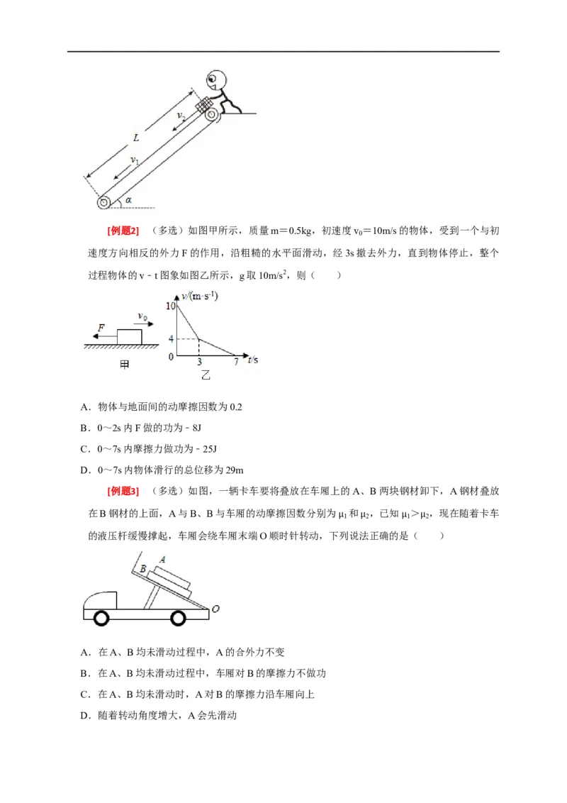 专题09功和功率（原卷版）_4.2025物理总复习_赠品通用版（老高考）复习资料_专项复习_2023年高考冲刺物理热点知识讲练与题型归纳（全国通用）