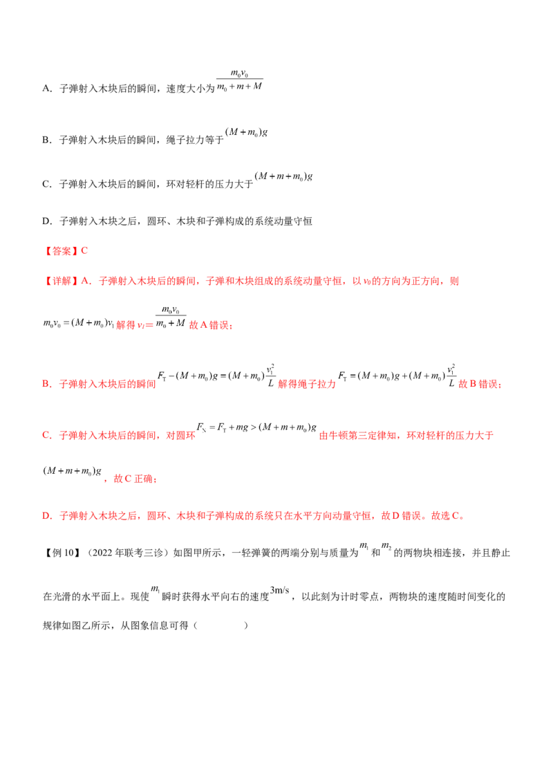 专题06动量定理和动量守恒定律（精讲）_4.2025物理总复习_赠品通用版（老高考）复习资料_二轮复习_2023年高考物理二轮复习讲练测（全国通用）288435117