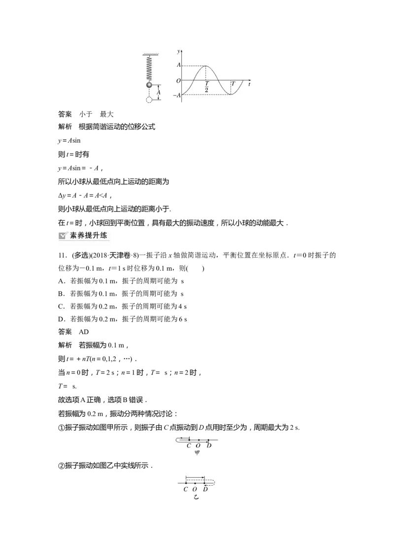 2023年高考物理一轮复习(全国版)第15章第1讲　机械振动_4.2025物理总复习_赠品通用版（老高考）复习资料_一轮复习_2023年高考物理一轮复习讲义+课件（全国版）